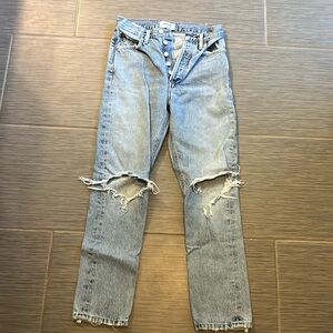 Agolde Distressed Jeans size 23